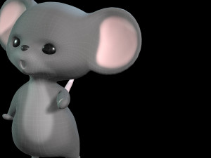MOUSE CARTOON MOUSE KIDS CHILD 3D Модель