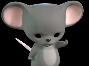 MOUSE CARTOON MOUSE KIDS CHILD 3D Модель