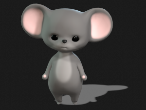 MOUSE CARTOON MOUSE KIDS CHILD 3D Модель