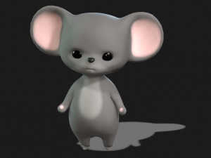 MOUSE CARTOON MOUSE KIDS CHILD 3D Модель