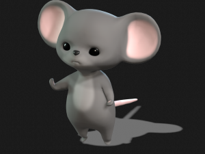 MOUSE CARTOON MOUSE KIDS CHILD 3D Модель