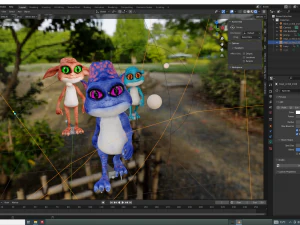 CAT CARTOON PACK FELINE CHILD CAT 3D Model