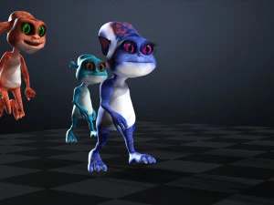 CAT CARTOON PACK FELINE CHILD CAT 3D Model