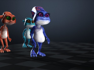 CAT CARTOON PACK FELINE CHILD CAT Modèle 3D