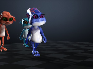 CAT CARTOON PACK FELINE CHILD CAT Modèle 3D