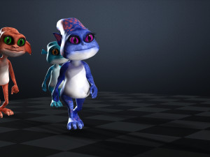 CAT CARTOON PACK FELINE CHILD CAT Modèle 3D