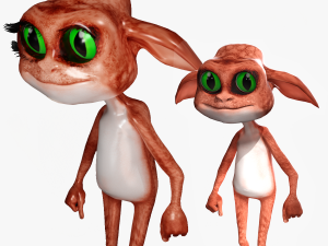 CAT CARTOON KID CHILD CAT 3D 模型