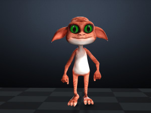 CAT CARTOON KID CHILD CAT 3D 模型