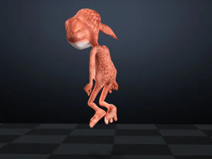 CAT CARTOON KID CHILD CAT 3D Model