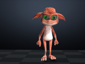 CAT CARTOON KID CHILD CAT 3D 模型