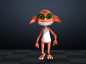 CAT CARTOON KID CHILD CAT 3D 模型