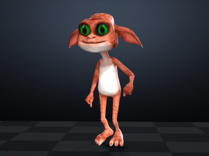 CAT CARTOON KID CHILD CAT 3D 模型