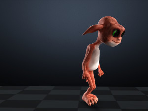 CAT CARTOON KID CHILD CAT 3D 模型