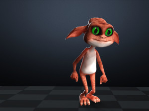 CAT CARTOON KID CHILD CAT 3D 模型