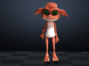 CAT CARTOON KID CHILD CAT 3D 模型