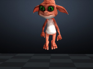 CAT CARTOON KID CHILD CAT 3D 模型