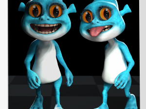 CAT CARTOON KID CAT - CHILDRENS 3D Model