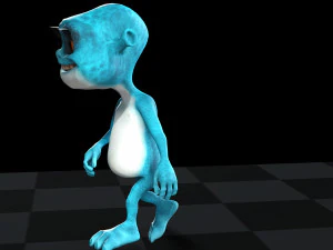GATO DESENHO ANIMADO KID CAT - CRIAN&Ccedil;AS Modelo 3D