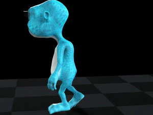 GATO DESENHO ANIMADO KID CAT - CRIAN&Ccedil;AS Modelo 3D