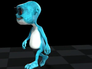 GATO DESENHO ANIMADO KID CAT - CRIAN&Ccedil;AS Modelo 3D