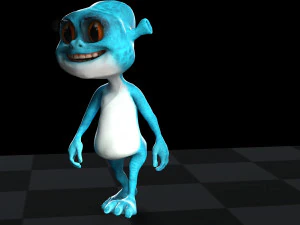 GATO DESENHO ANIMADO KID CAT - CRIAN&Ccedil;AS Modelo 3D