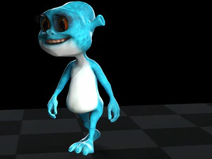 GATO DESENHO ANIMADO KID CAT - CRIAN&Ccedil;AS Modelo 3D