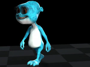 GATO DESENHO ANIMADO KID CAT - CRIAN&Ccedil;AS Modelo 3D