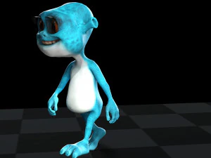 GATO DESENHO ANIMADO KID CAT - CRIAN&Ccedil;AS Modelo 3D