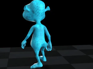 GATO DESENHO ANIMADO KID CAT - CRIAN&Ccedil;AS Modelo 3D