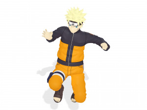 NARUTO SHIPPUDEN RASENGAN SHURIKEN 3D MODEL ANIMATED BOY KID BORUTO ANIME MANGA JAPAN TV 3D Model