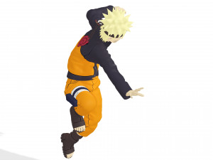 NARUTO SHIPPUDEN RASENGAN SHURIKEN 3D MODEL ANIMATED BOY KID BORUTO ANIME MANGA JAPAN TV 3D Model