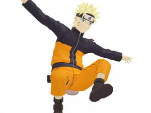 NARUTO SHIPPUDEN RASENGAN SHURIKEN 3D MODEL ANIMATED BOY KID BORUTO ANIME MANGA JAPAN TV 3D Model