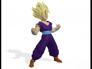 DOWNLOAD 3D MODEL SON GOHAN DRAGON BALL DRAGON BALL DINOSAUR AVATAR CHARACTER POKMON 3D Model