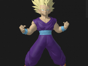 DOWNLOAD 3D MODEL SON GOHAN DRAGON BALL DRAGON BALL DINOSAUR AVATAR CHARACTER POKMON 3D Model