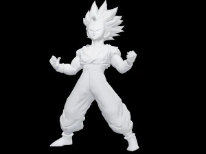 DOWNLOAD 3D MODEL SON GOHAN DRAGON BALL DRAGON BALL DINOSAUR AVATAR CHARACTER POKMON 3D Model