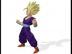 DOWNLOAD 3D MODEL SON GOHAN DRAGON BALL DRAGON BALL DINOSAUR AVATAR CHARACTER POKMON 3D Model