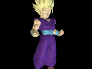 DOWNLOAD 3D MODEL SON GOHAN DRAGON BALL DRAGON BALL DINOSAUR AVATAR CHARACTER POKMON 3D Model