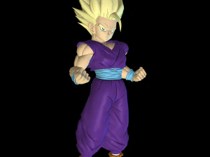 DOWNLOAD 3D MODEL SON GOHAN DRAGON BALL DRAGON BALL DINOSAUR AVATAR CHARACTER POKMON 3D Model