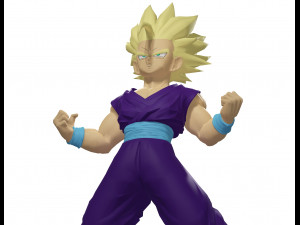 DOWNLOAD 3D MODEL SON GOHAN DRAGON BALL DRAGON BALL DINOSAUR AVATAR CHARACTER POKMON 3D Model