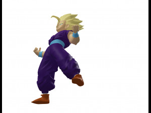 DOWNLOAD 3D MODEL SON GOHAN DRAGON BALL DRAGON BALL DINOSAUR AVATAR CHARACTER POKMON 3D Model