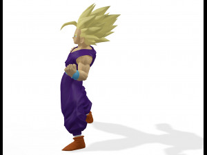 DOWNLOAD 3D MODEL SON GOHAN DRAGON BALL DRAGON BALL DINOSAUR AVATAR CHARACTER POKMON 3D Model