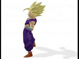 DOWNLOAD 3D MODEL SON GOHAN DRAGON BALL DRAGON BALL DINOSAUR AVATAR CHARACTER POKMON 3D Model
