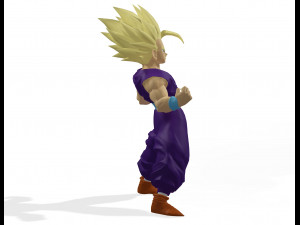 DOWNLOAD 3D MODEL SON GOHAN DRAGON BALL DRAGON BALL DINOSAUR AVATAR CHARACTER POKMON 3D Model
