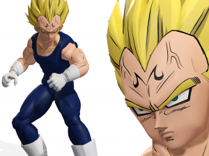 DOWNLOAD VEGETA 3D MODEL - ANIMATED FOR BLENDER-FBX-UNITY-MAYA-UNREAL-C4D-3DS MAX - 3D PRINTING DOWN Model 3D