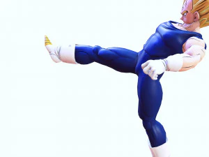 DOWNLOAD VEGETA 3D MODEL - ANIMATED FOR BLENDER-FBX-UNITY-MAYA-UNREAL-C4D-3DS MAX - 3D PRINTING DOWN 3D Model