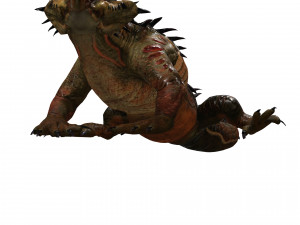 DOWNLOAD KOMODO DRAGON 3D MODEL - ANIMATED - OBJ - FBX - 3D PRINTING - 3D PROJECT GAME READY-3DS MAX Modelo 3D