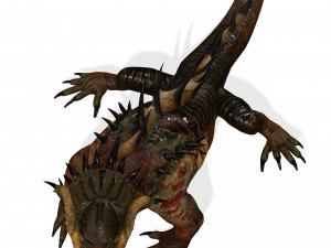 DOWNLOAD KOMODO DRAGON 3D MODEL - ANIMATED - OBJ - FBX - 3D PRINTING - 3D PROJECT GAME READY-3DS MAX Modelo 3D