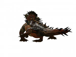 DOWNLOAD KOMODO DRAGON 3D MODEL - ANIMATED - OBJ - FBX - 3D PRINTING - 3D PROJECT GAME READY-3DS MAX 3D Model