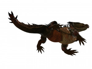 DOWNLOAD KOMODO DRAGON 3D MODEL - ANIMATED - OBJ - FBX - 3D PRINTING - 3D PROJECT GAME READY-3DS MAX Modelo 3D
