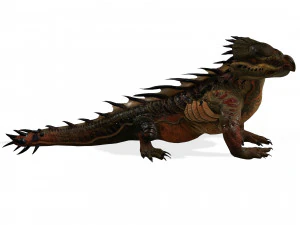 DOWNLOAD KOMODO DRAGON 3D MODEL - ANIMATED - OBJ - FBX - 3D PRINTING - 3D PROJECT GAME READY-3DS MAX 3D Model